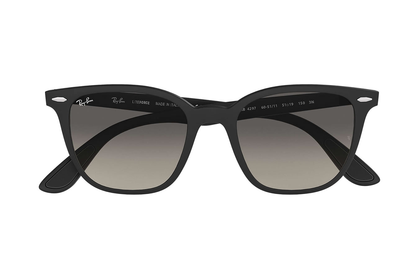 RAY BAN RB4297 with Matte Black Frame and Grey Gradient Lenses